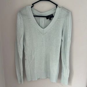 Light Mint V-Neck Sweater